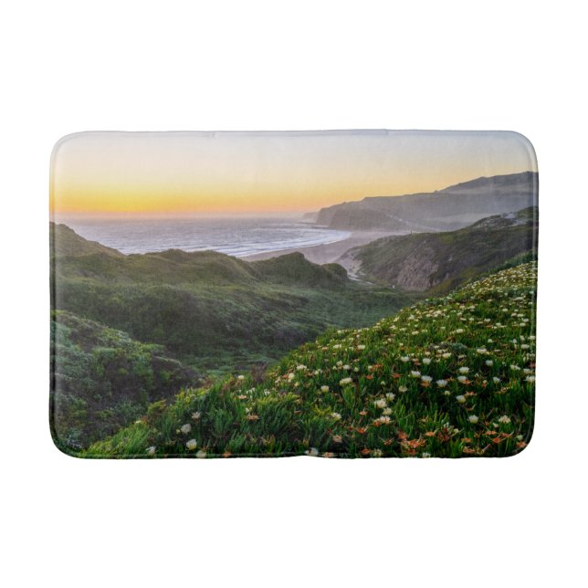 Tapis De Bain Fleurs | Père Noël Cruz Californie (Devant)