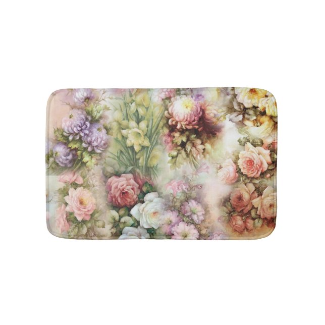 Tapis De Bain Fleurs vintages (Devant)
