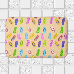 Tapis De Bain Flip Flop Sandales Motif Cute Beach House