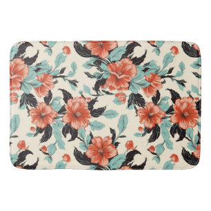 Tapis De Bain Floral de Coral Breeze