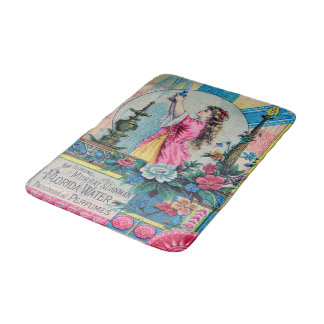 Tapis De Bain Floride eau parfum vintage et déco victorienne
