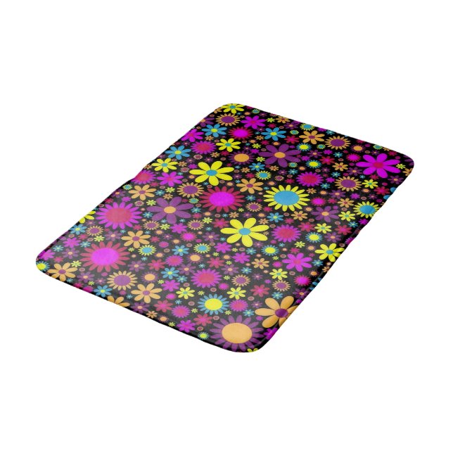Tapis De Bain Flower Power (Angle)