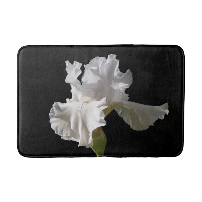 Tapis De Bain Flowers | White Iris (Devant)