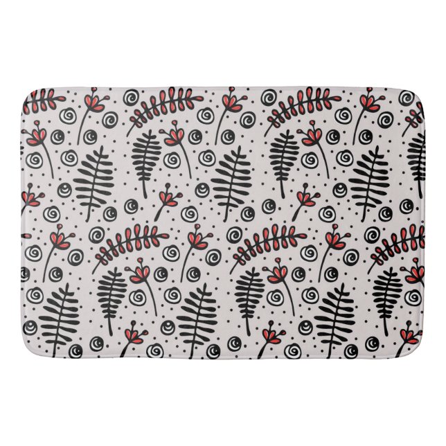 Tapis De Bain Foliage lunaire (Devant)