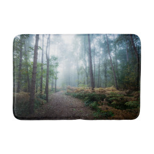 Tapis De Bain Forest Dark Foggy Woods Norfolk UK