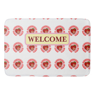 Tapis De Bain Fraises sucrées juteuses Fruit d'été