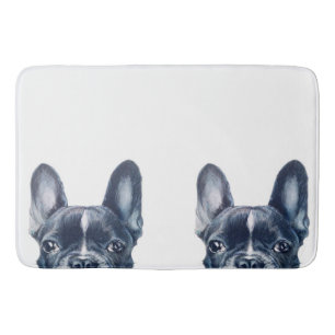 Tapis de bain français de chien de taureau