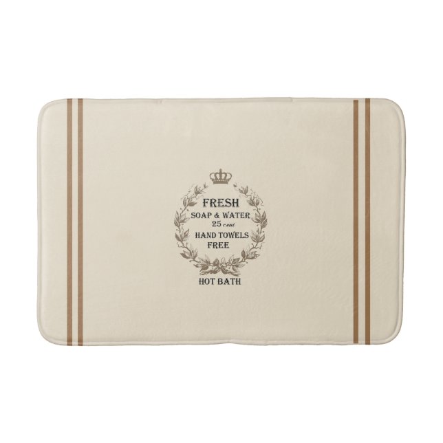 Tapis De Bain Français inspiré (Devant)