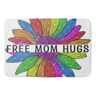 Tapis De Bain Free Mom Hugs LGBTQIA+ Fierté Support