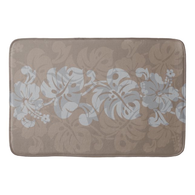 Tapis De Bain Frontière de Kalakaua Hawaiian Hibiscus KL302 (Devant)