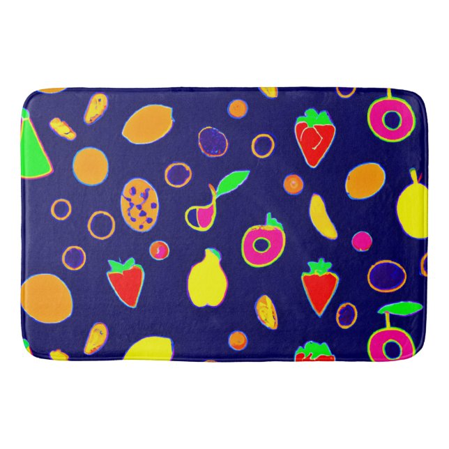 Tapis De Bain Fruit électrique Fiesta Design (Devant)