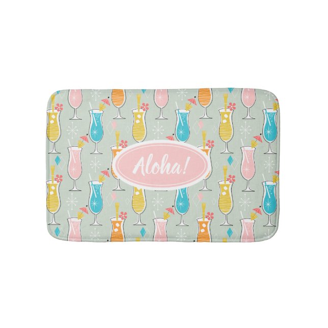 Tapis De Bain Fruity Tiki Beverages (Devant)