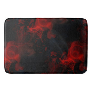 Tapis De Bain fumée rouge