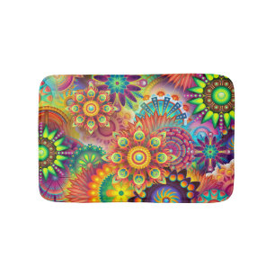 Tapis De Bain Funky Mandalas Bath Mat
