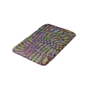 Tapis De Bain Gabarit d'impression Gelli Art Abstrait