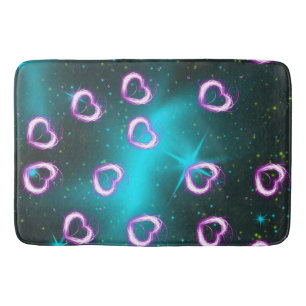 Tapis De Bain Galaxie de coeur