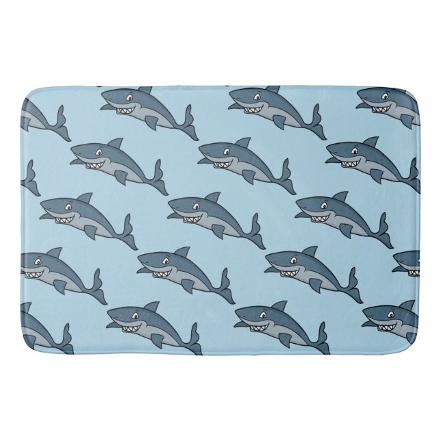 Tapis De Bain Garçons Requin (Devant)