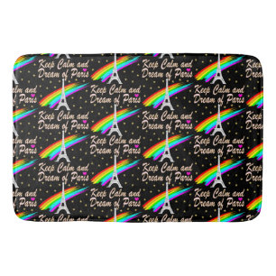 TAPIS DE BAIN GARDEZ CALME ET RÊVE DE PARIS BAIN MAT