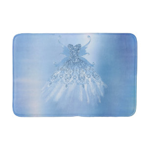 Tapis De Bain Gare de glace de l'aile de fée   Feutre d'iridesce