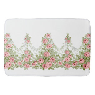 Tapis De Bain Garlands de Roses roses du Victoria