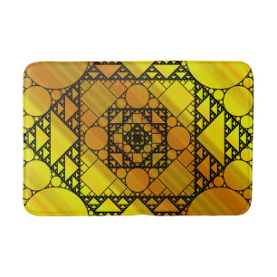 Tapis De Bain Géométrie fractionnée