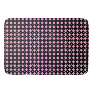 Tapis De Bain Géométrique Diamètre rose Motif sans couture