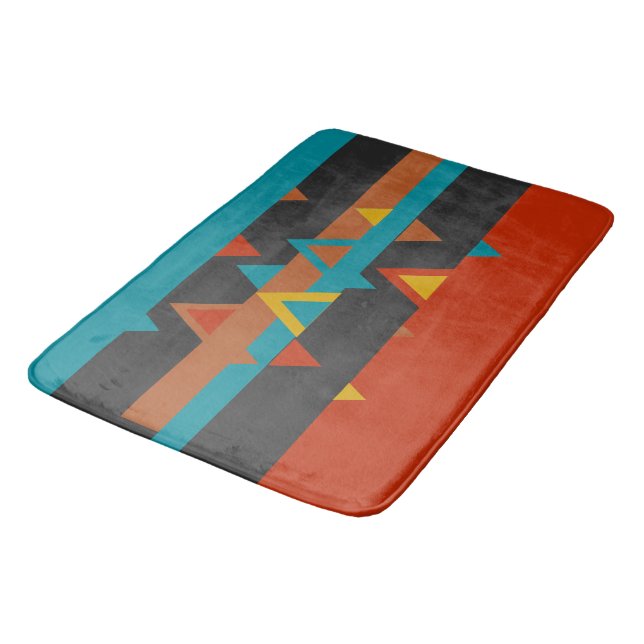 Tapis De Bain Géométrique sud-ouest (Angle)