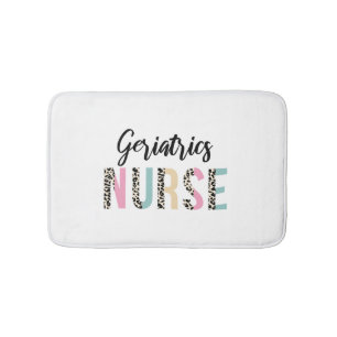 Tapis De Bain Geriatrics Nurse mignon Leopard Design - Drôle cad