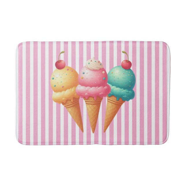Tapis De Bain Glace colorée (Devant)
