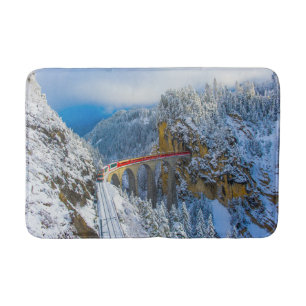 Tapis De Bain Glace et neige   Express Bernina, Suisse