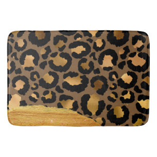 Tapis De Bain Glamour en métal Glamor Tcheetah Peau