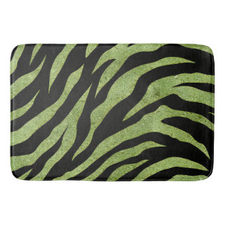 Tapis De Bain Glittery Zebra Stripes Pattern