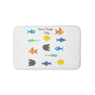 Tapis De Bain Go Fish_some Things Fishy_espèce unique