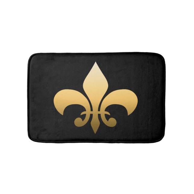 Tapis De Bain Gold Fleur de Lis (Devant)