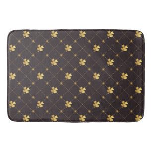 Tapis De Bain Gold Four Leaf