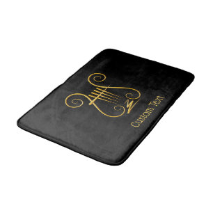 Tapis De Bain Golden lyre