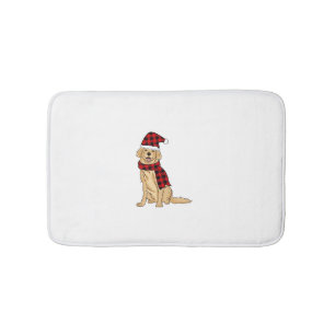Tapis De Bain Golden Retriever Buffalo Plaid Retriever Dog Lover