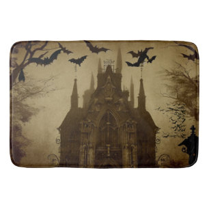 Tapis De Bain Gothique/Halloween/automne/citrouille