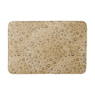 Tapis De Bain gouttelettes d'eau d'or