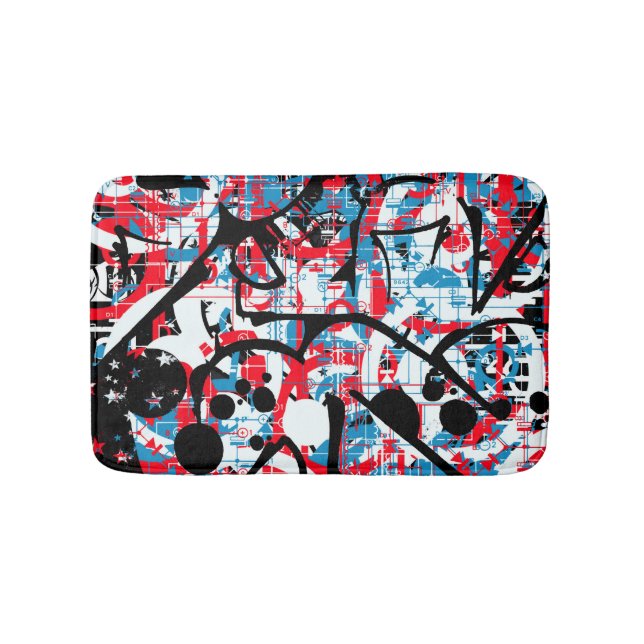 Tapis De Bain Graffiti (Devant)