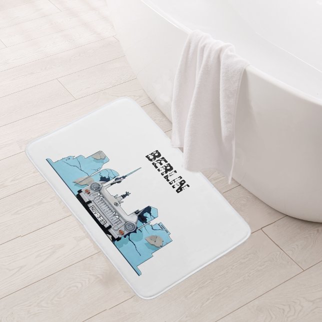 Tapis De Bain Graffiti Skyline de Berlin (Créateur téléchargé)