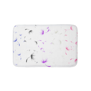 Tapis De Bain Graines Dandelion Falln Genderfluide Pride