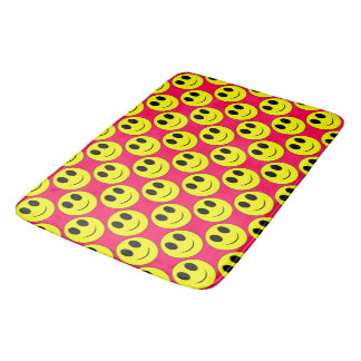 Tapis De Bain Grand Allover jaune, Chaud Pink Lg Mat