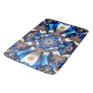 Tapis De Bain Grande natte de bain aux couleurs argentines
