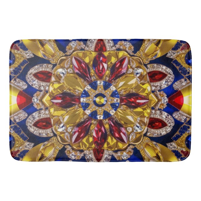 Tapis De Bain Grande natte de bain avec Colombie Couleurs (Devant)