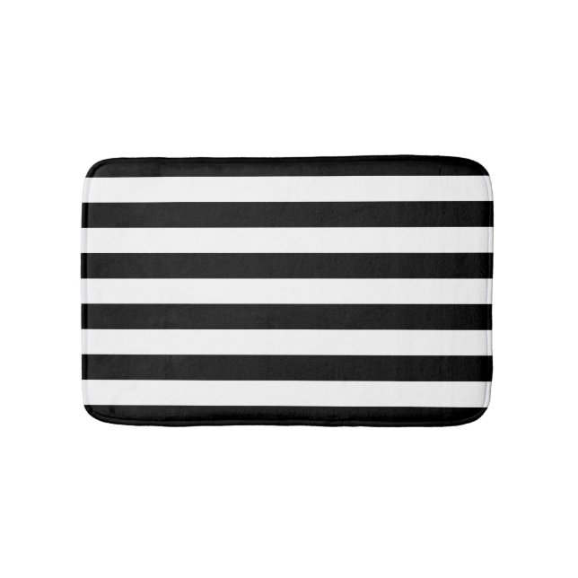 Tapis De Bain Grandes taches noires et blanches (Devant)