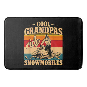 Tapis De Bain Grandpas cool randonnée Motoneige Motoneige Motone