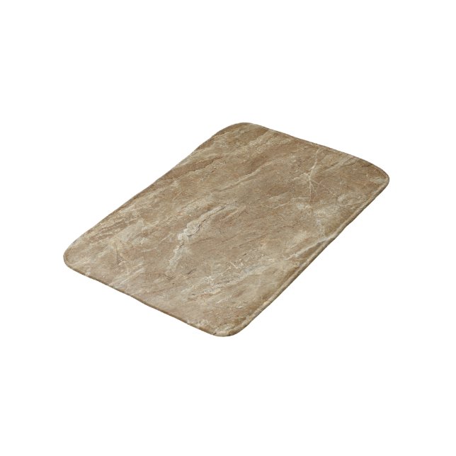 Tapis De Bain Granite marron (Angle)