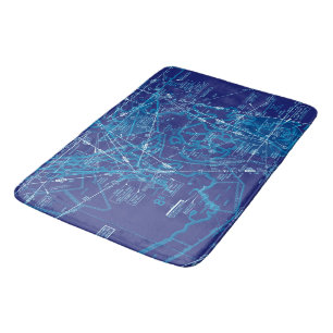 Tapis De Bain Graphique aéronautique