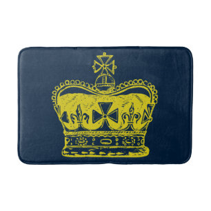 Tapis De Bain Graphique royal de couronne